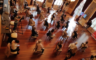 Recepció al Teatre Principal amb motiu de l'inici de la Festa Gran | Pau Duran