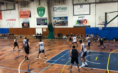 El Bàsquet Pia en un dels partits amistosos de pretemporada | Twitter