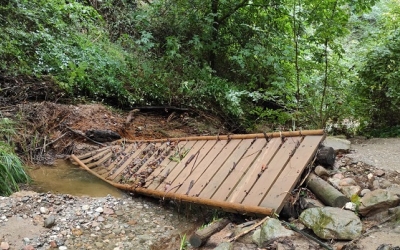 Les pluges tornen a malmetre el torrent de Colobrers, que queda tancat | Ajuntament de Sabadell