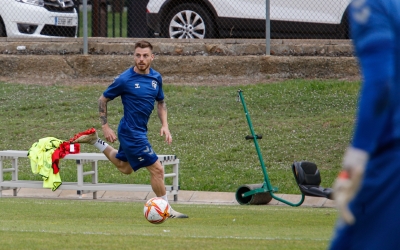 Caballo durant un entrenament de la setmana passada al CAR | CES
