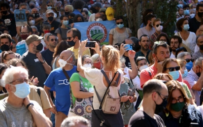 Manifestació contra l'ampliació del Prat | ACN