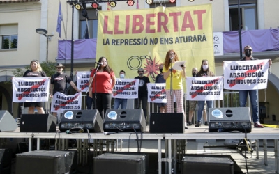 Acte en suport als processats per l'Operació Judes, aquest cap de setmana, a Sentmenat/ ACN