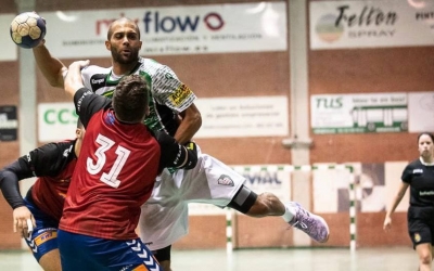 Una instantània del partit de l'OAR contra el BM Granollers B | Èric Altimis