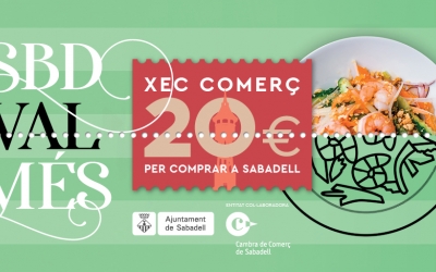 Imatge promocional del xec comerç | Cedida