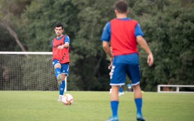 Indias, en un entrenament amb el Sabadell | Roger Benet