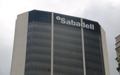 La seu operativa del Banc Sabadell, a l'avinguda Diagonal de Barcelona | ACN