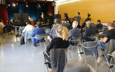 L'auditori de Cal Balsach, durant el Congrés de la Qualitat de l'Aire/ ACN