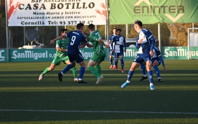 Gabarre en una acció d'ahir al Nou Municipal | CES