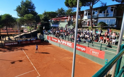 Bona presència de públic avui al Cercle durant la final del Campionat d'Espanya | Xavi Colomer