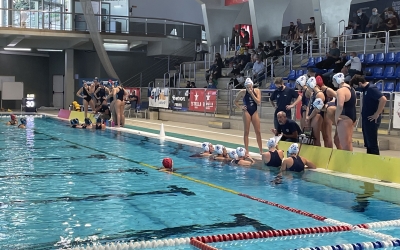 Palma, donant instruccions a les seves jugadores en el partit d'avui | Pau Vituri