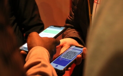 Imatge de la validació d'un passaport Covid/ ACN