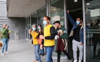 La sortida d'un dels '9 de Lledoners' | ACN 