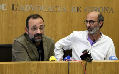 L'advocat Benet Salellas i el germà d'Helena Jubany, Joan Jubany | ACN