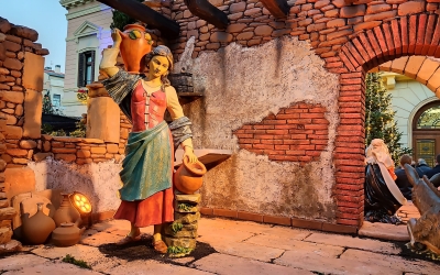 Un detall del pessebre del Nadal passat | Agrupació de pessebristes