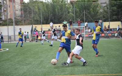 Marc Pluvins en una acció del partit contra l'Horta | _luisports_