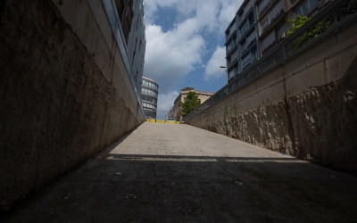 Accés al nou aparcament pel Passeig Manresa | Roger Benet