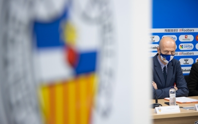 El grup d'inversors liderat per Esteve Calzada ha posat, des de la seva arribada, més de vuit milions d'euros al club | Roger Benet