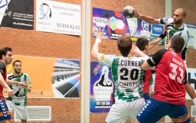 Imatge del partit de l'OAR contra el Granollers, a qui podria atrapar a la classificació aquesta jornada | Èric Altimis - OAR Gràcia