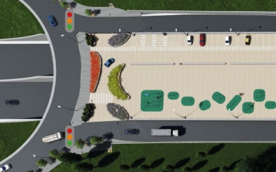 Recreació de com quedarà la coberta de la Ronda Oest, un cop acabada/ Ajuntament de Sabadell