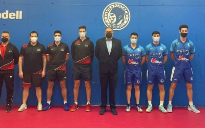 L'equip en un partit d'aquesta temporada | @cnstennistaula