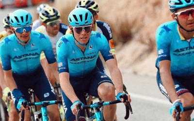 David de la Cruz, en una prova d'aquesta temporada | Astana