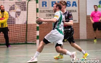 Bernat Correro, durant el partit d'aquest cap de setmana | OAR Gràcia