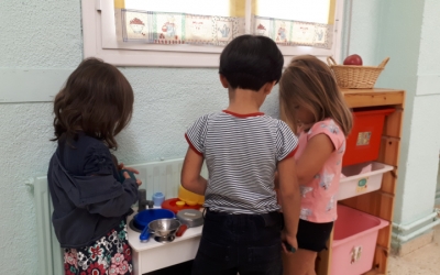 Alumnes d'educació infantil/ Karen Madrid