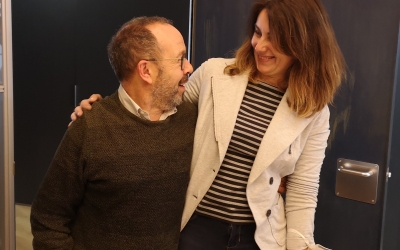 Porta i Fernández en una foto junts | Cedida 