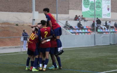 L'equip celebrant un gol aquesta temporada | @CEMercantil