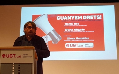 Camil Ros, a l'assemblea de Sabadell | Cedida