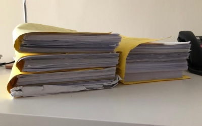 Expedients judicials com els que han estat robats | Cedida