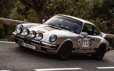 Sergi Giralt, en acció amb el Porsche 911 a Lloret | Víctor Cuervo