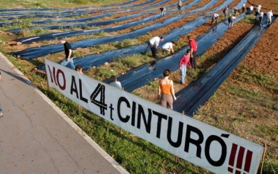 Imatge d'una protesta del Quart Cinturó | Cedida 