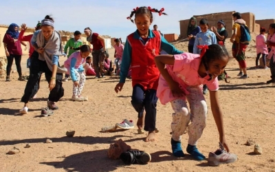 Infants sahrauís del camp de Tinduf/ TACC