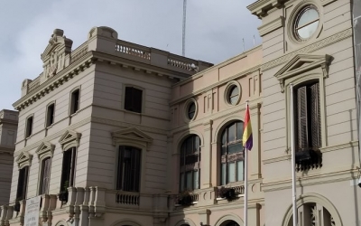 Aquest 14 d'abril la bandera republicana oneja a l'Ajuntament | Cedida