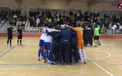 El Club Natació Sabadell al final d'un partit aquesta temporada | Sergi Park
