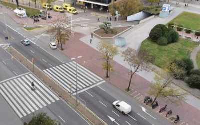 Recreació de com quedarà la cruïlla un cop reformada | Cedida