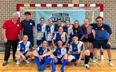 El FS Sabadell Femení, després de guanyar al Santa Ana | FS Sabadell Femení