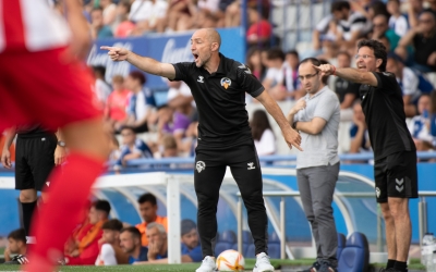 Munitis donant indicacions dissabte contra l'Algeciras | Roger Benet