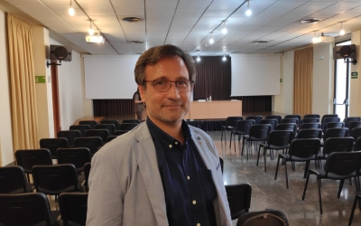 El secretari de Política Lingüística, Francesc Xavier Vila, al Casal Pere Quart | Pau Duran