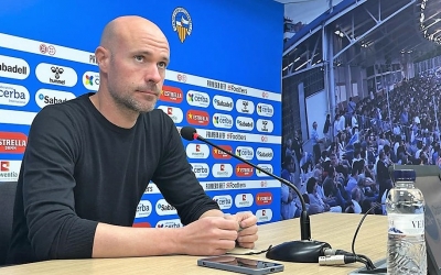 Xavi Calm el passat mes de febrer a la Nova Creu Alta | Adrián Arroyo