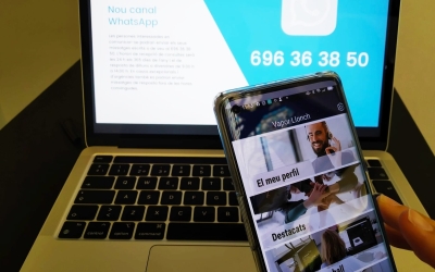 El Vapor Llonch estrena una aplicació pel mòbil per trobar feina i formar-se | Cedida