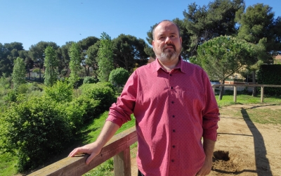 Joan Mena al mirador de l'Avinguda d'Egara | Pau Duran