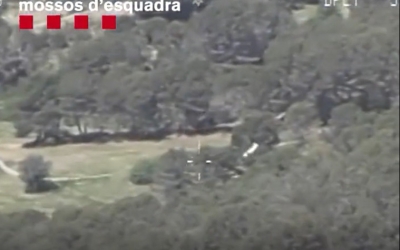 Captura del vídeo dels Mossos