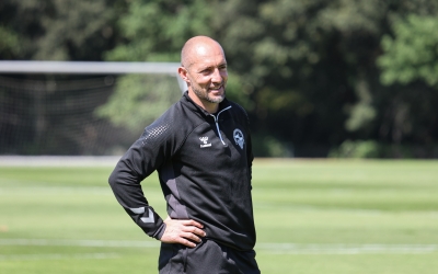 Munitis, en un entrenament al CAR | CES