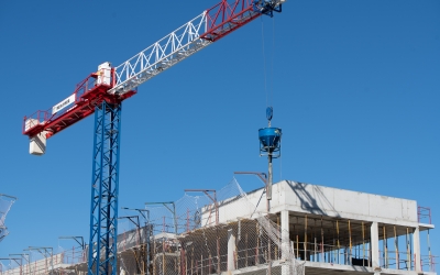 Unes obres de la ciutat, en una imatge d'arxiu/ Roger Benet