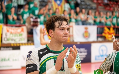 Guillem Correro, un cop acabades les fases d'ascens a Eibar la setmana passada | Èric Altimis - OAR Gràcia