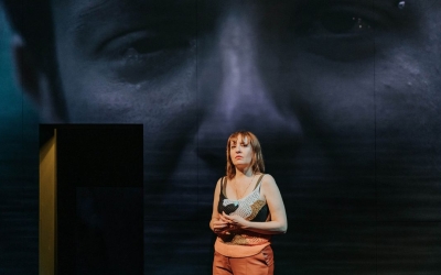 Àurea Márquez durant una escena del muntatge | Cedida