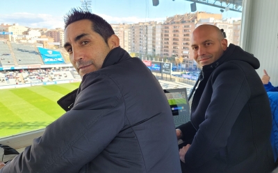 Escoda i Gabri al Camp d'Esports de Lleida | Dani Badia