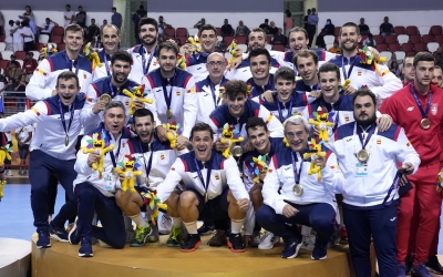 Imatge dels campions al podi | RFEBM